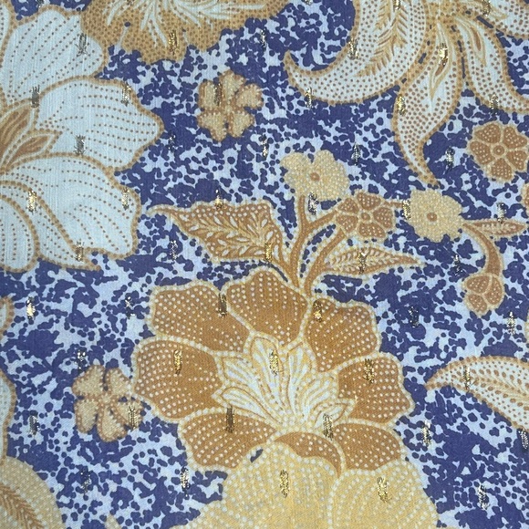 Boho Resort Halter Cupcakes & Cashmere Blouse Mustard Purple Cream Small - Picture 7 of 9